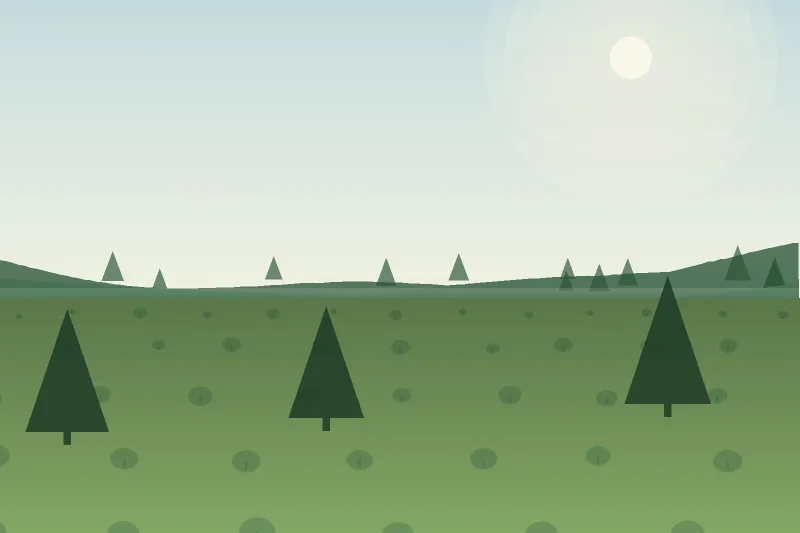 Stoney Creek Farm Kitchen — illustration of the farm landscape